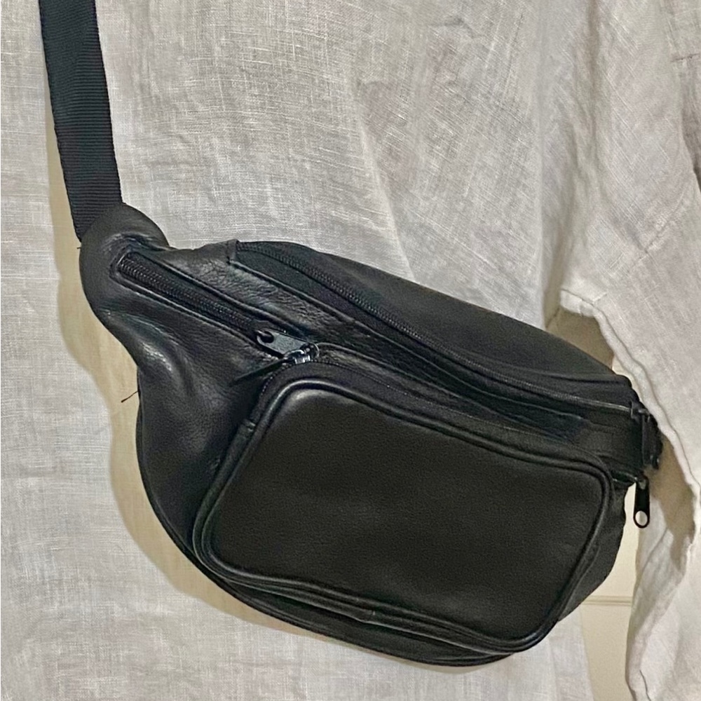 BUGATTI All Leather cross body bag